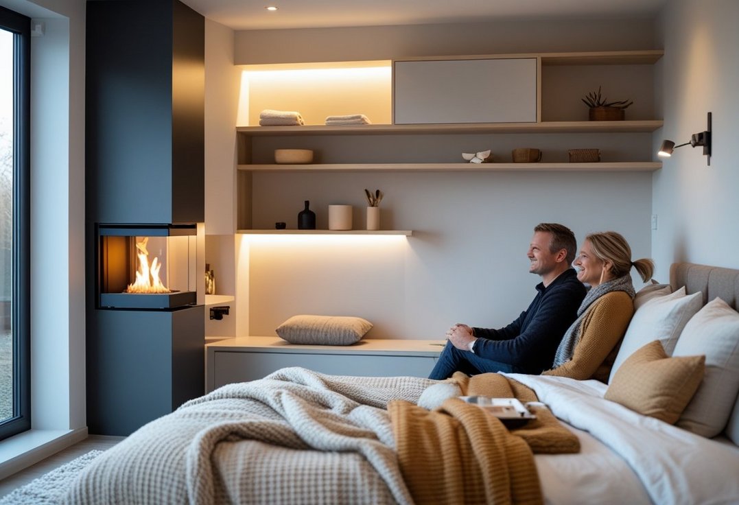 Create hygge og storage i soveværelset med en moderne væghængt biopejs
